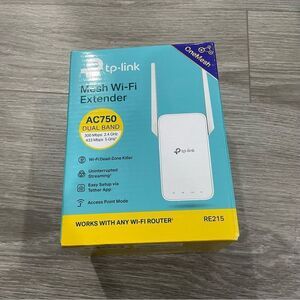 TP-Link AC750 WiFi Extender (RE215) - Covers Up to 1,500 Sq.ft and 20 Devices, U